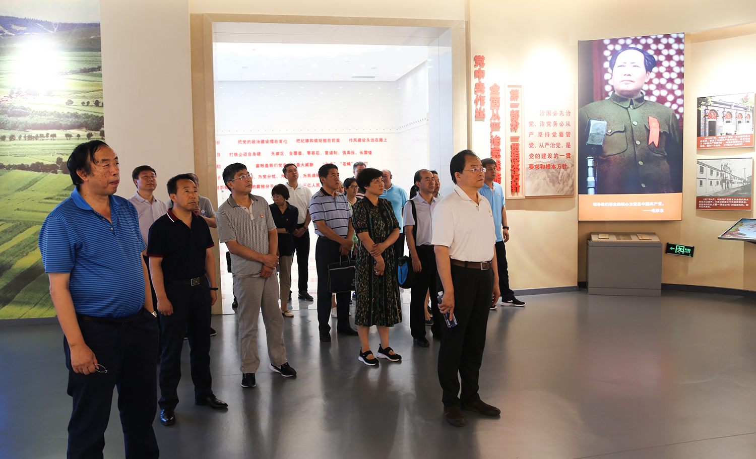 �����ε���Զ��·�� �����Թ���
��֯�������ϵ�Ա�ɲ���ʡί��У��ʾ�������زι�ѧϰ